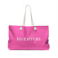 Classic Pink Trio Adventure Together We Ride Weekender Bag