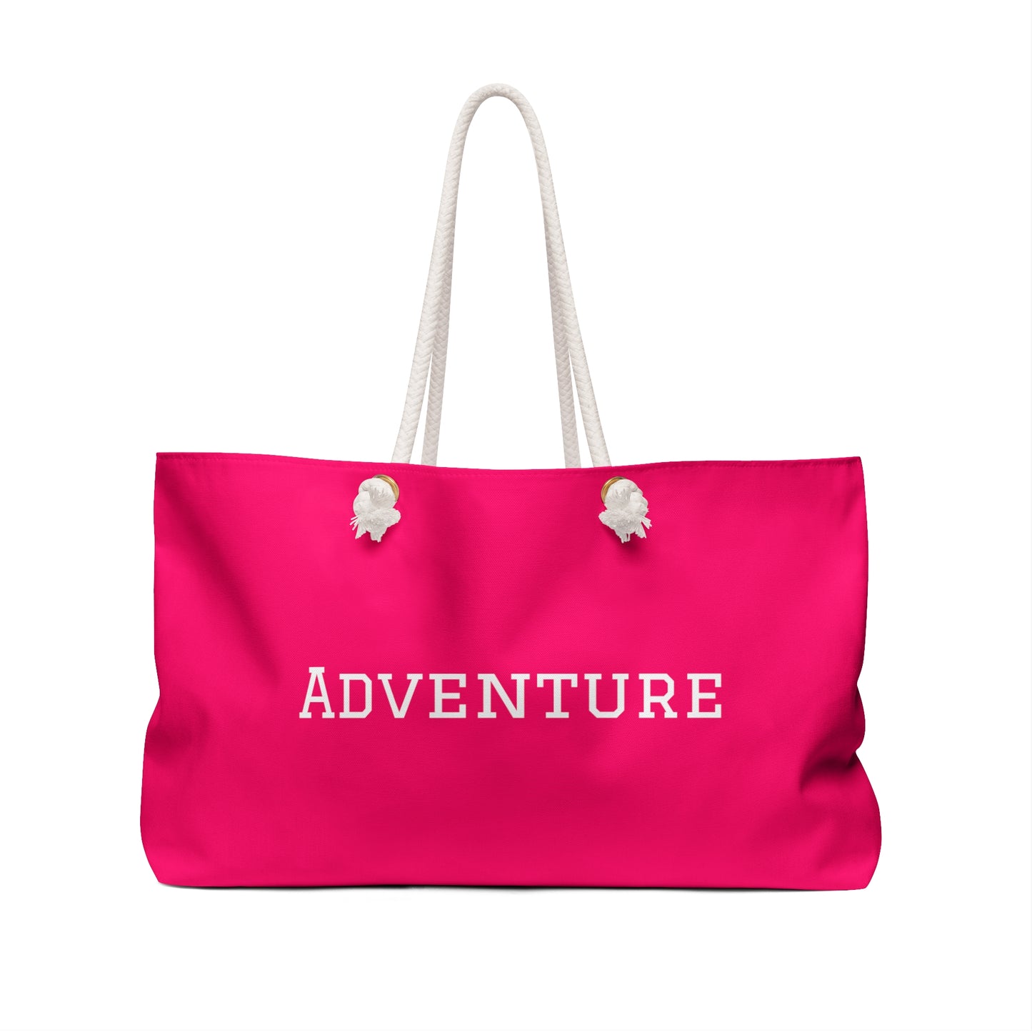 Watermelon Pink Adventure Together We Ride Weekender Bag
