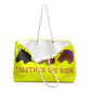 Bright Yellow Adventure Together We Ride Weekender Bag