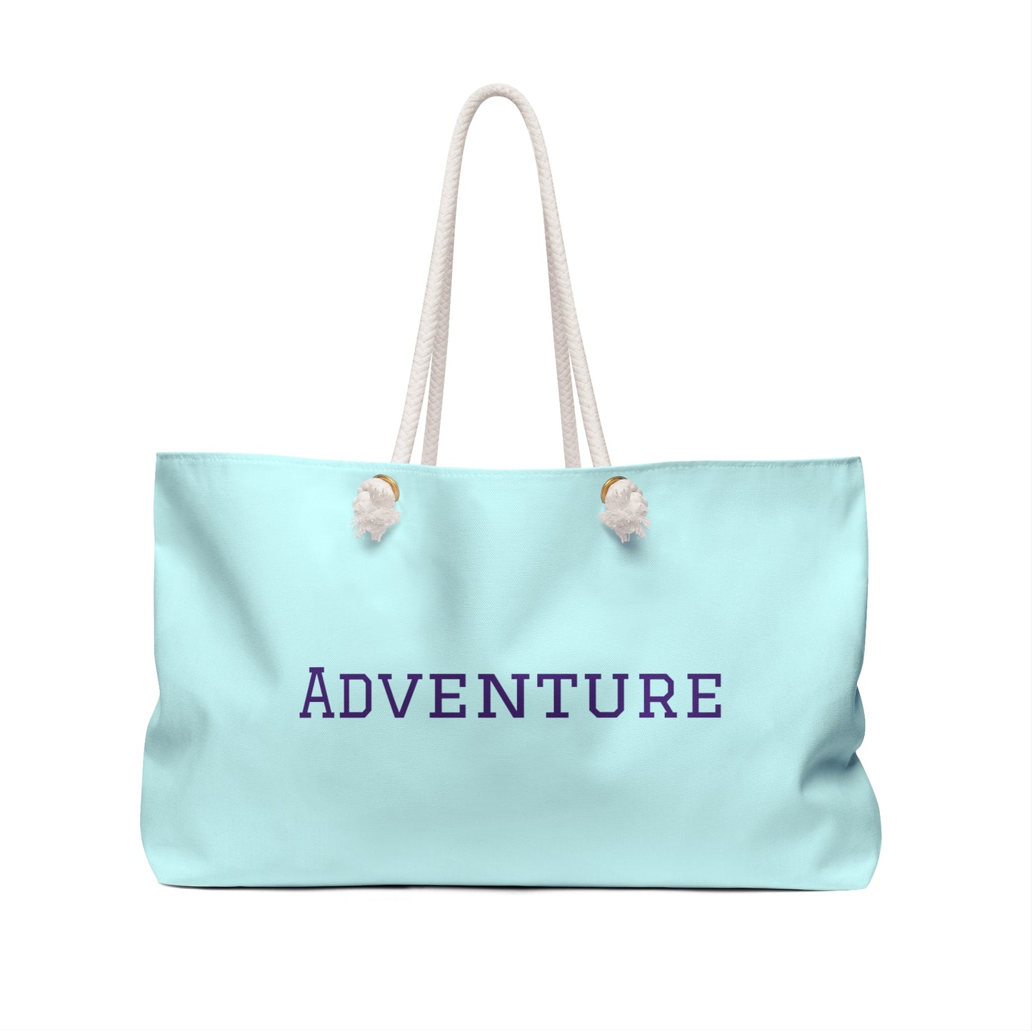 Luxury Blue Adventure Together We Ride Weekender Bag