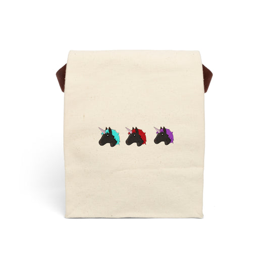 Canvas Lunch Bag With Strap Unicorns4everyone